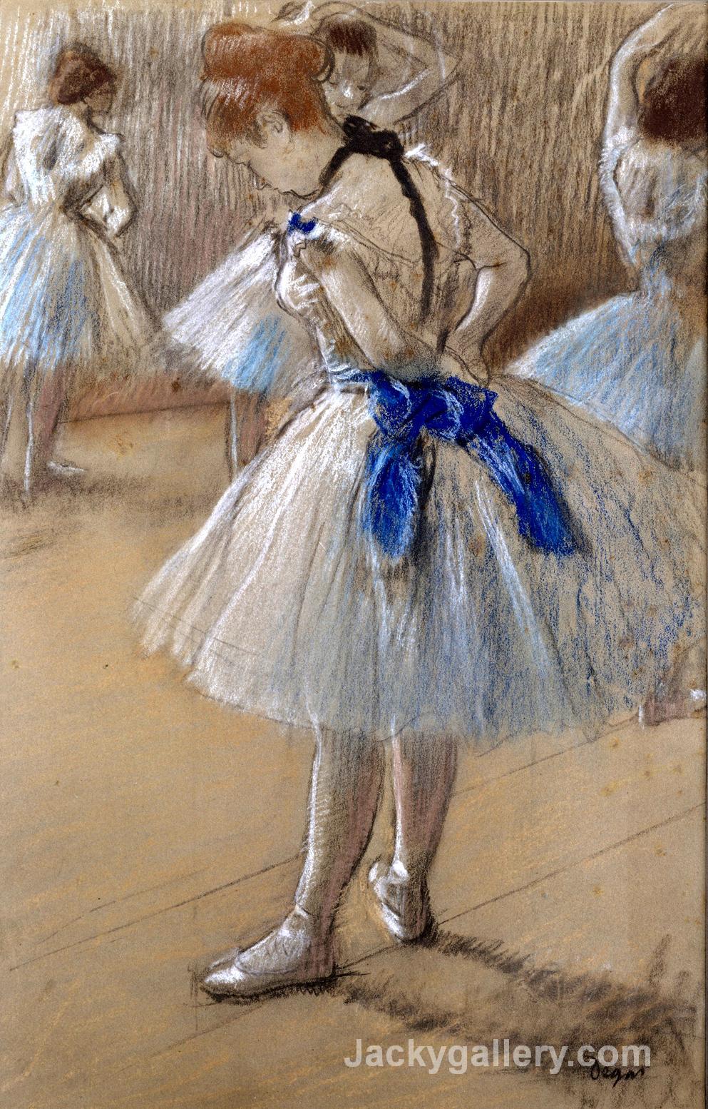 The Dance Studio by Edgar Degas paintings reproduction